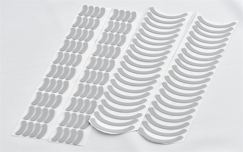 灰色半圆形硅胶防滑垫 自粘防滑脚垫 高粘背胶硅胶垫片