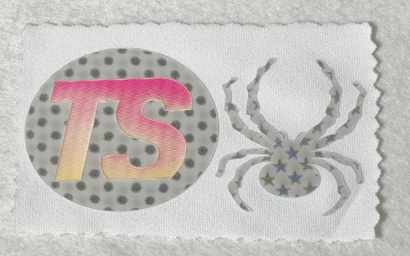 3D厚板硅胶热转印烫画  立体硅胶logo商标  多色幻彩热转印烫标