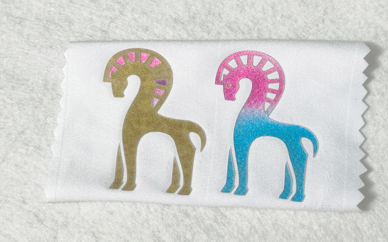 3D厚板硅胶热转印烫画  立体硅胶logo商标  多色幻彩热转印烫标